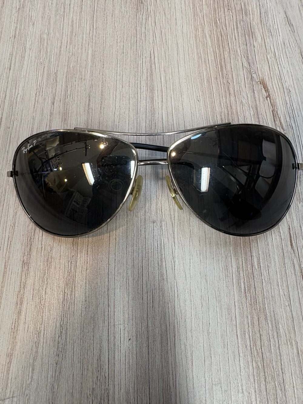 Ray-Ban RB3293 Size 63-13 Polarized Aviator Sunglasses Gunmetal